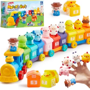 Farm Train Learning Toy – Counting & Sorting Animal Set