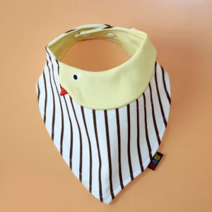 Baby Triangle Bib – Soft Cotton Cartoon Feeding Scarf