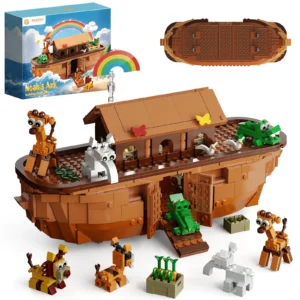 Noah’s Ark Building Blocks Set – 845PCS Animal Adventure Kit