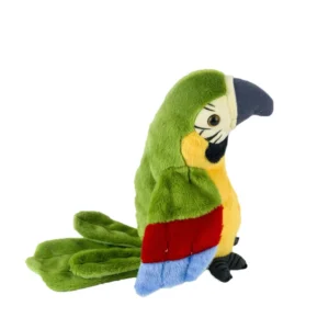 Talking Parrot Plush Toy – Interactive Mimic & Wing Flap